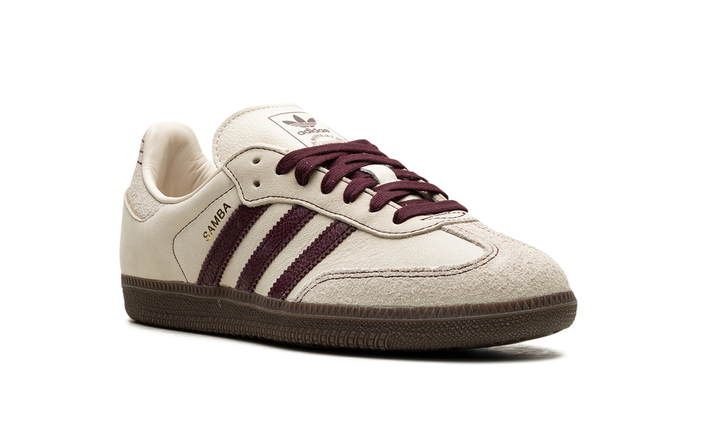 Samba White Wonder Maroon