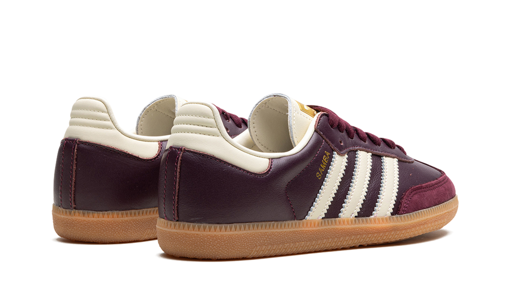 Samba Cream White Maroon Cream White
