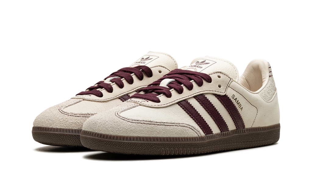 Samba White Wonder Maroon