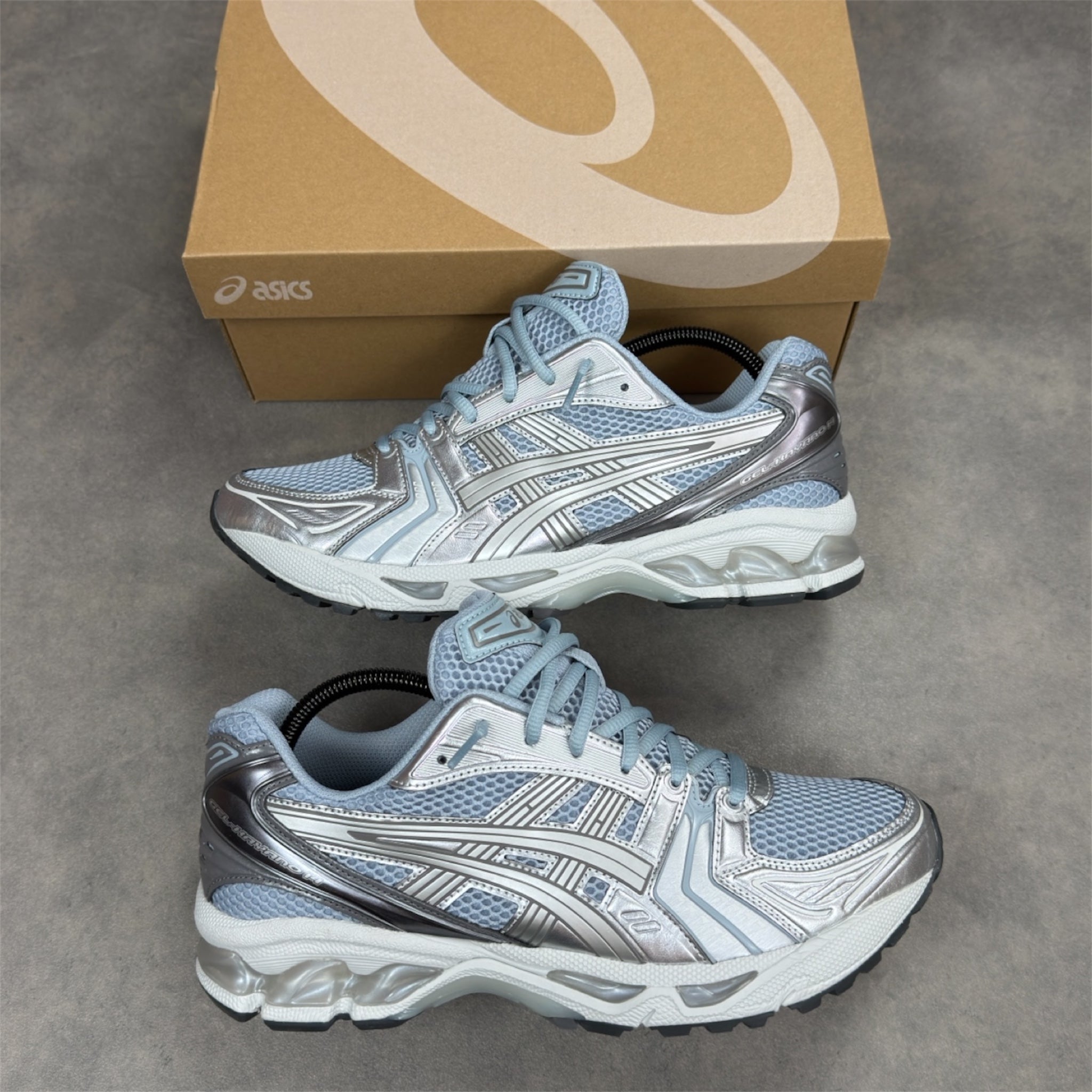 Kayano 14 Pure Silver Gel Dolphin Grey Pure Silver