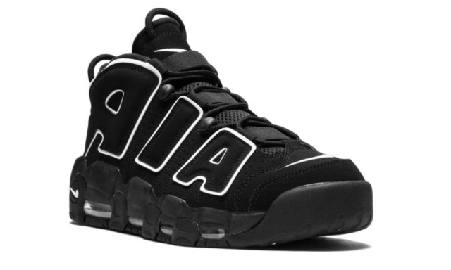 White Air More Uptempo Black