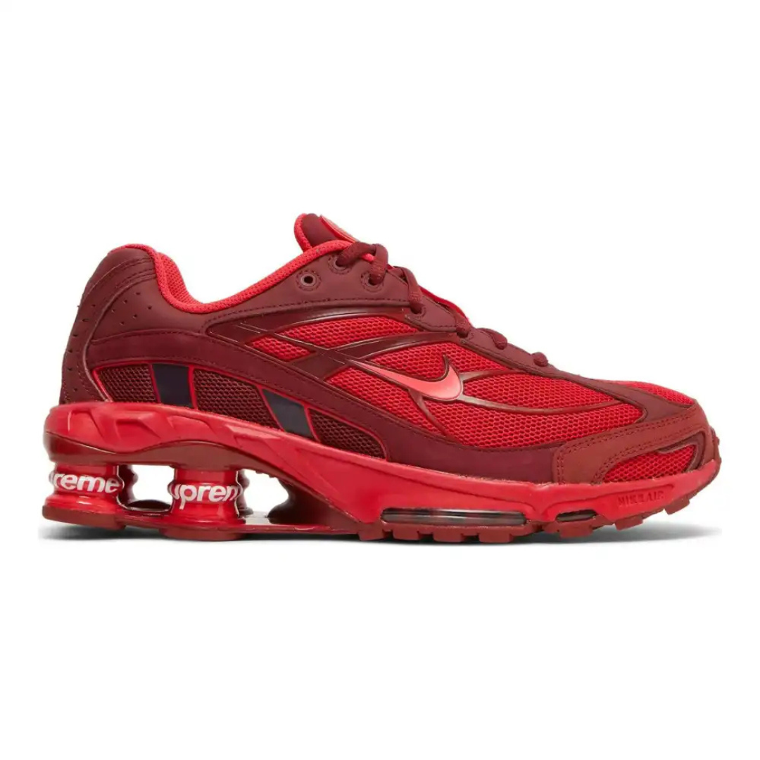 Red Supreme x Shox Ride 2