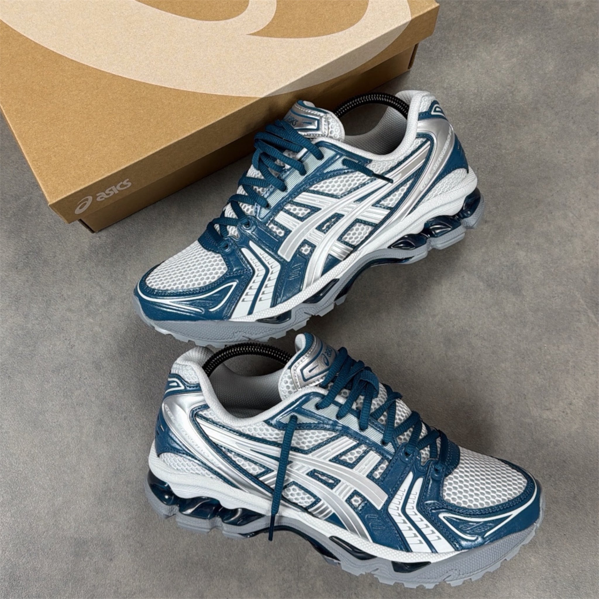 Kayano 14 Pure Silver Gel Glacier Grey Pure Silver