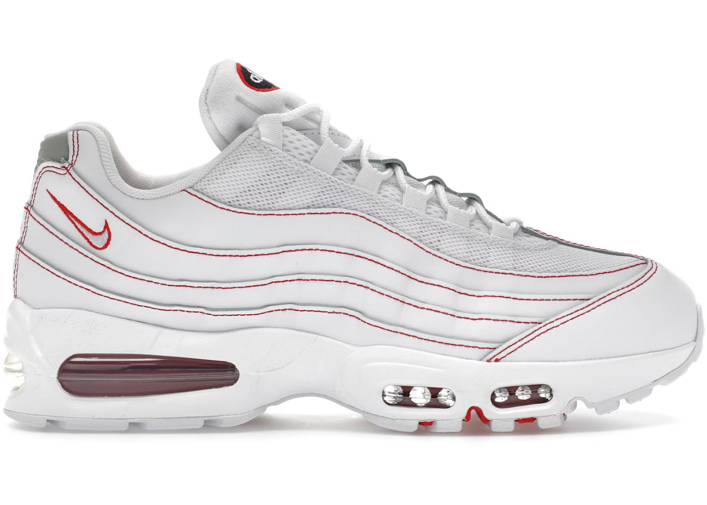 Air Max 95 White OG University Red