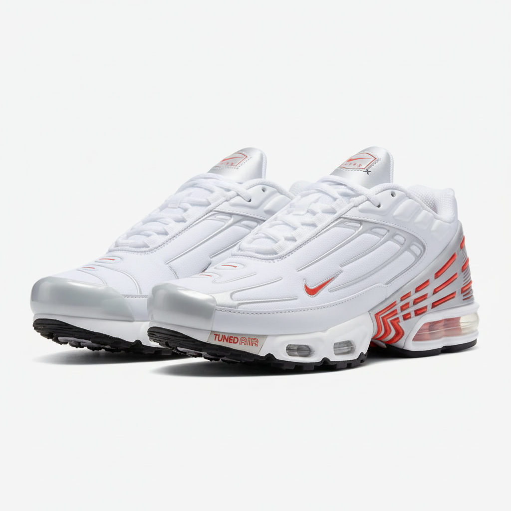 Air Max White Plus Red