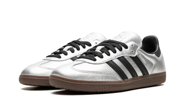 Samba Black Silver Metallic Gum
