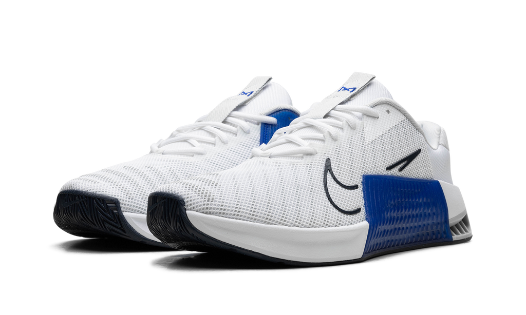 White Metcon 9 Racer Blue
