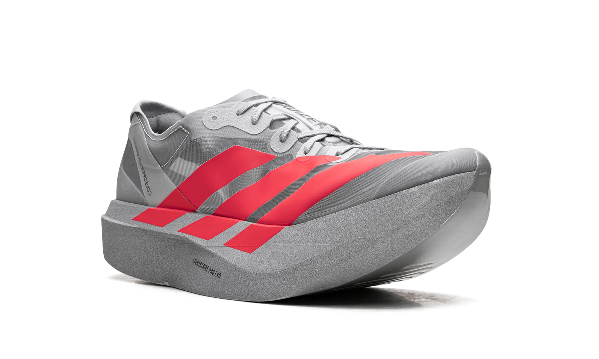 Grey Adizero Adios Pro EVO 2 "Silver Metallic/Lucid Red/Grey Two"