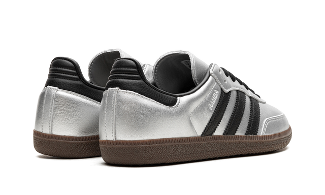 Samba Black Silver Metallic Gum