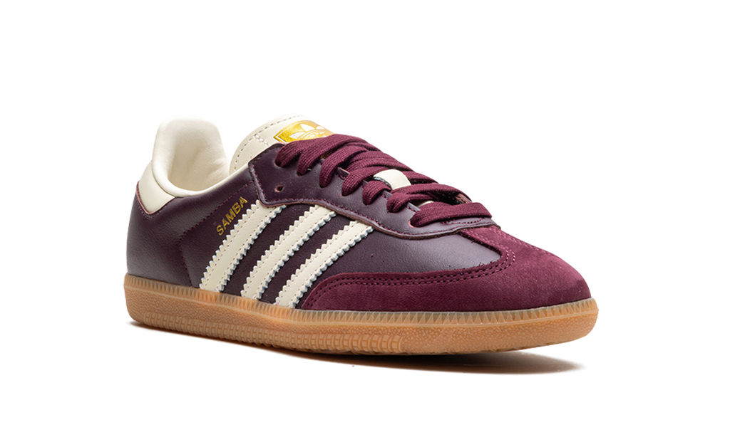 Samba Cream White Maroon Cream White