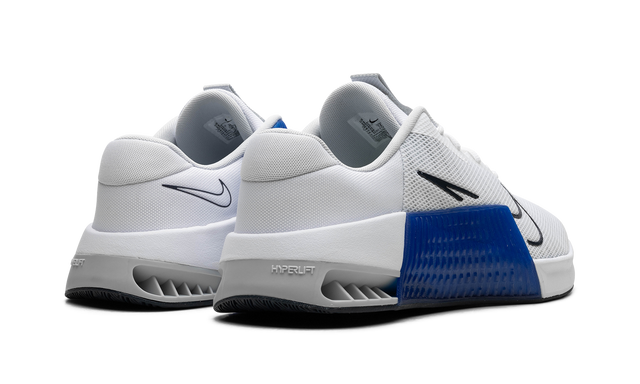 White Metcon 9 Racer Blue