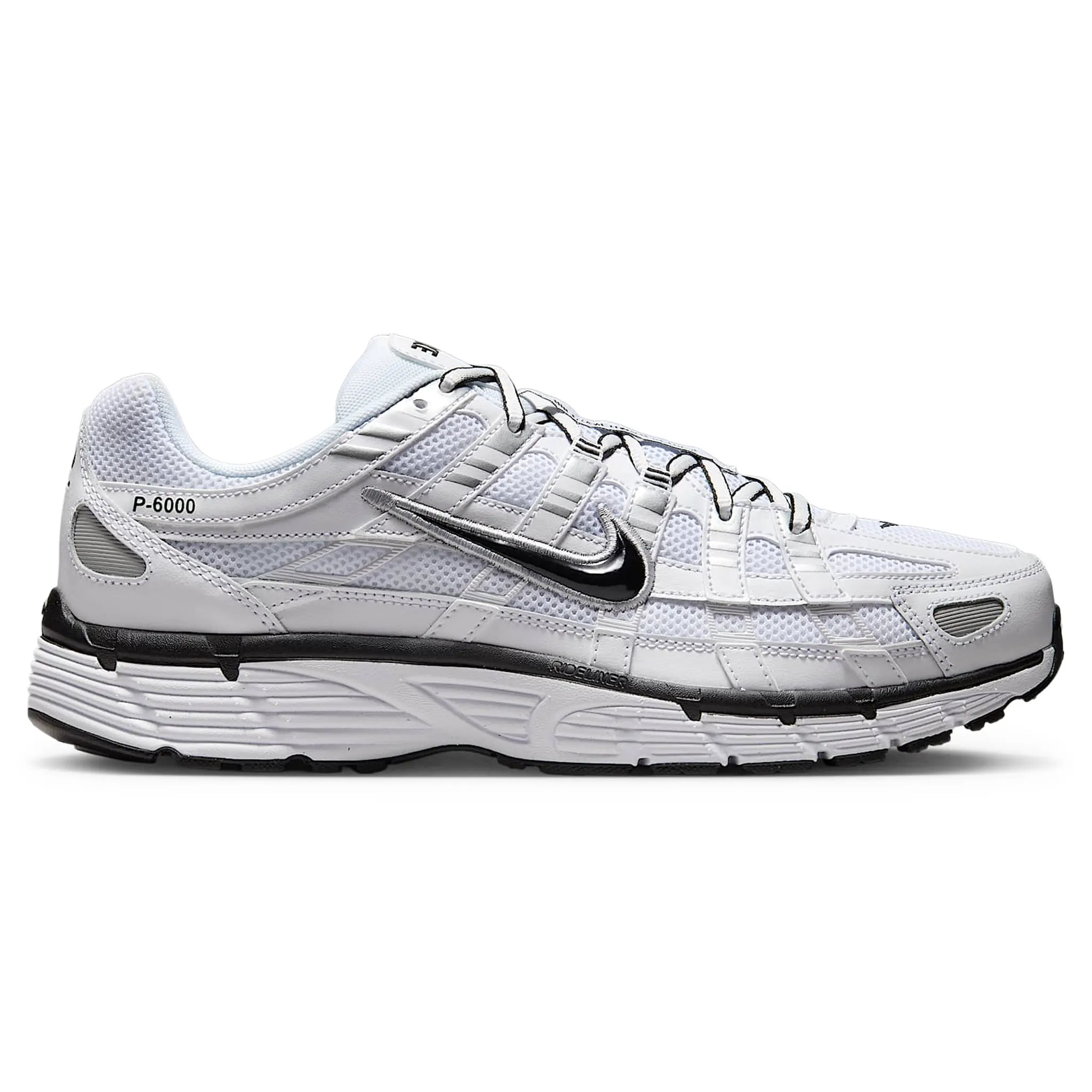 White P-6000 Metallic Silver Black