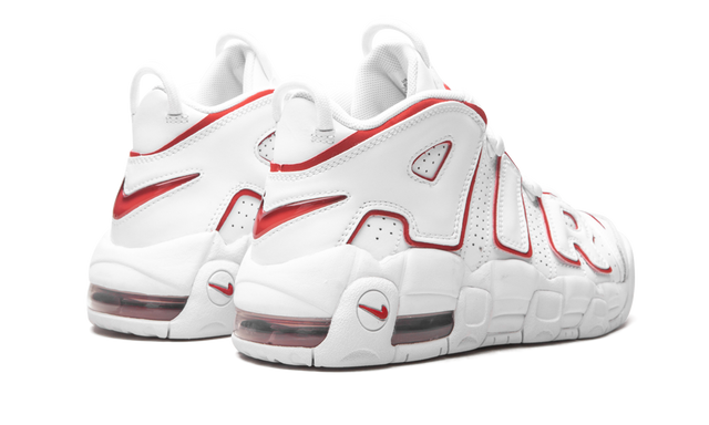 White Air More Uptempo Varsity Red Outline
