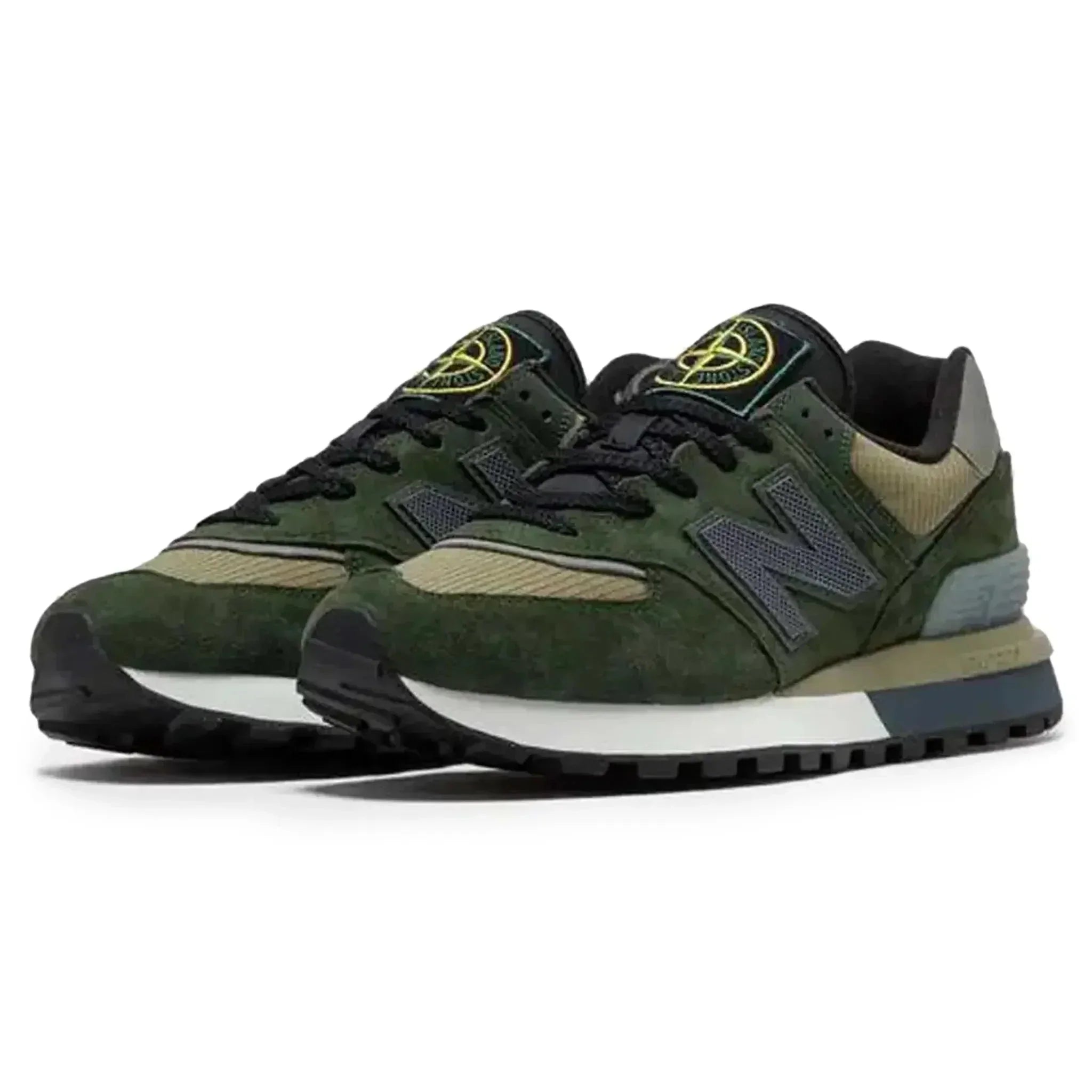 574 Green Stone Island x New Balance Legacy Dark