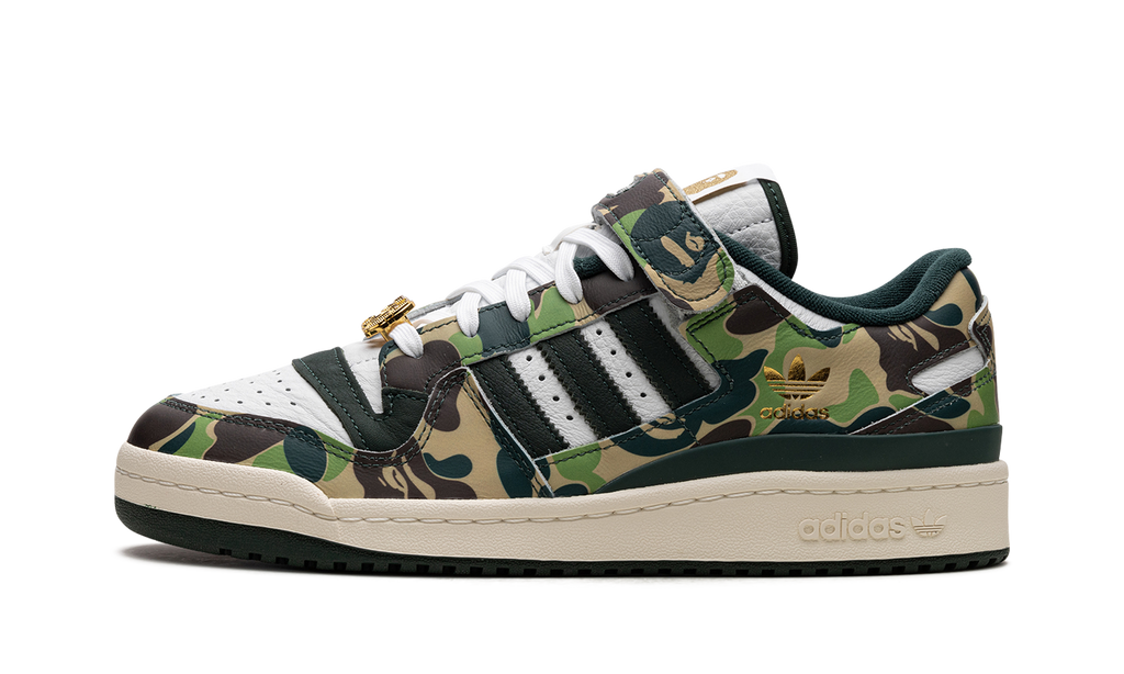 Green Forum 84 Low Bape 30th Anniversary Camo