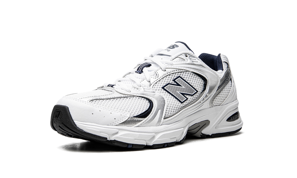 530 White Silver Navy