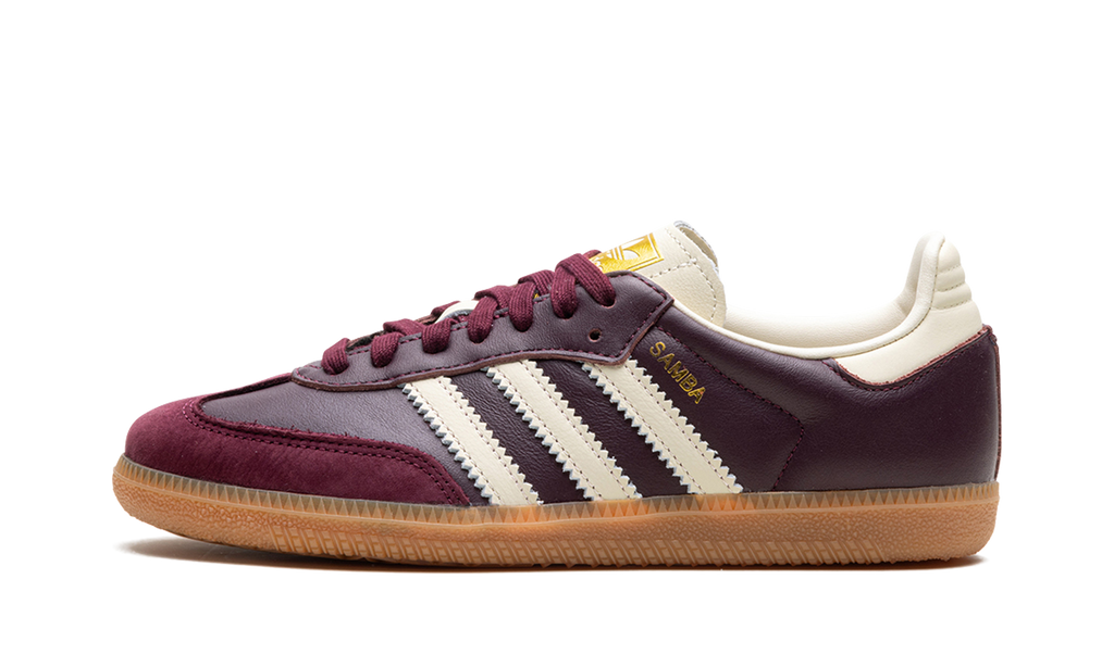 Samba Cream White Maroon Cream White