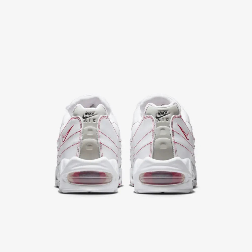 Air Max 95 White OG University Red