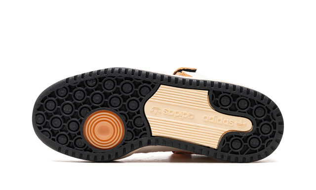 White Forum 84 Lo Wmns Off-White / Orange Rush