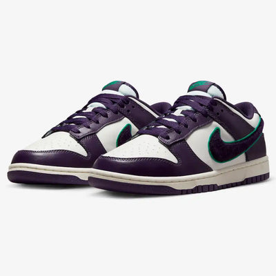 Dunk Low Purple Chenille Swoosh Sail Grand
