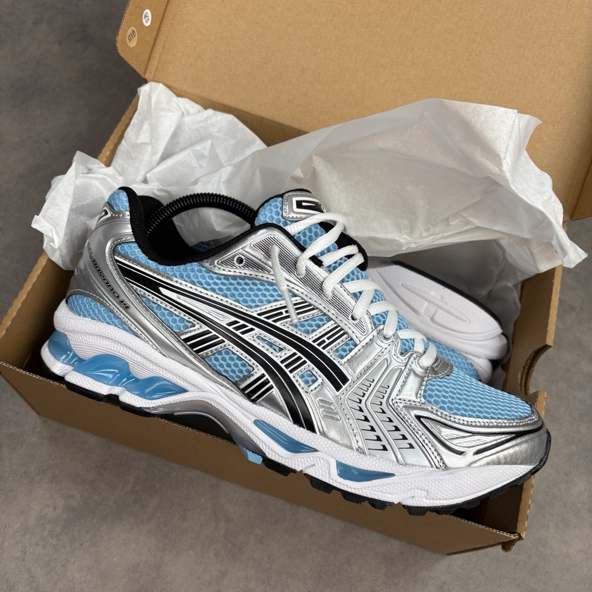 Kayano 14 Pure Silver Gel Arctic Sky Pure Silver