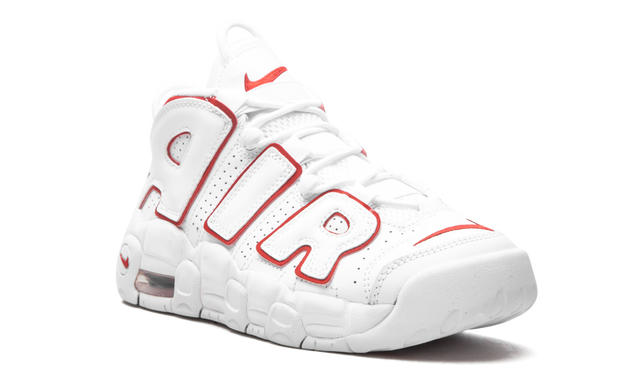 White Air More Uptempo Varsity Red Outline