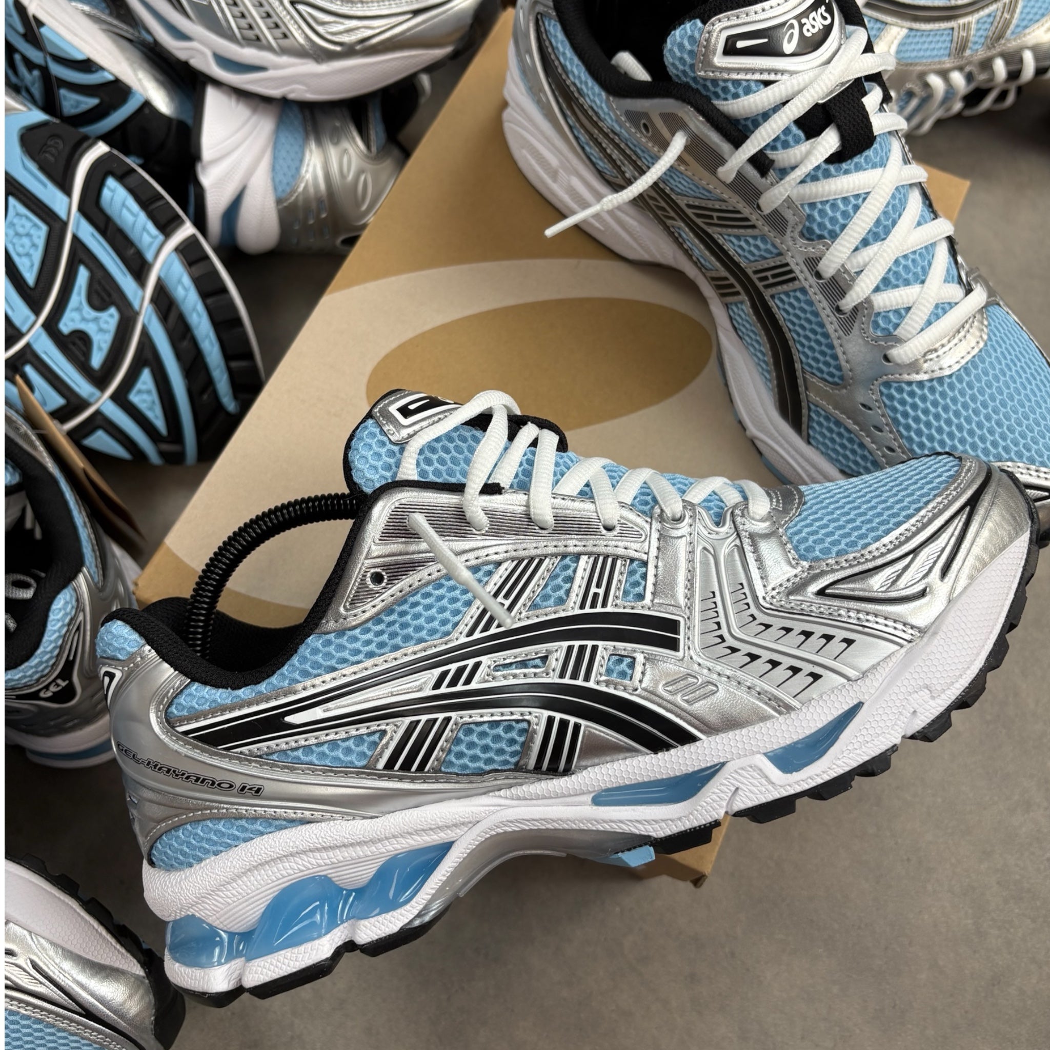 Kayano 14 Pure Silver Gel Arctic Sky Pure Silver