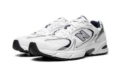 530 White Silver Navy
