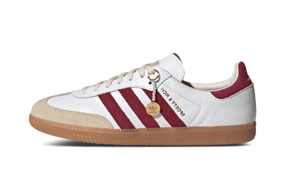 Samba White Sporty & Rich Core Burgundy