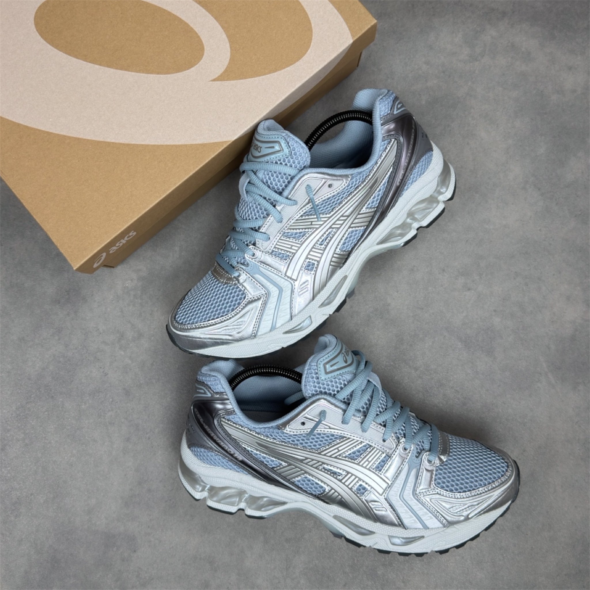 Kayano 14 Pure Silver Gel Dolphin Grey Pure Silver