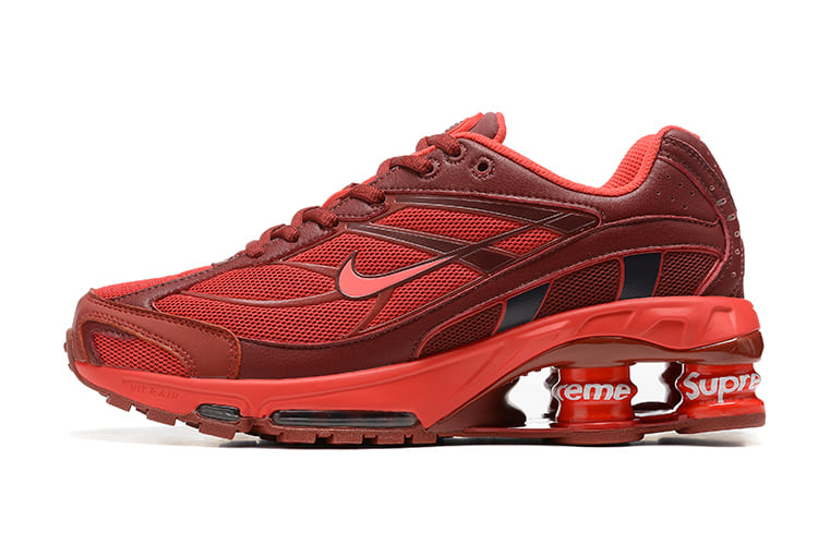 Red Supreme x Shox Ride 2