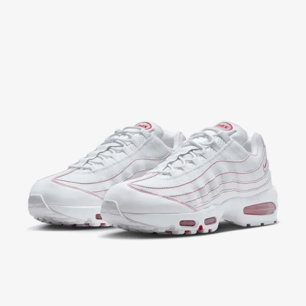 Air Max 95 White OG University Red