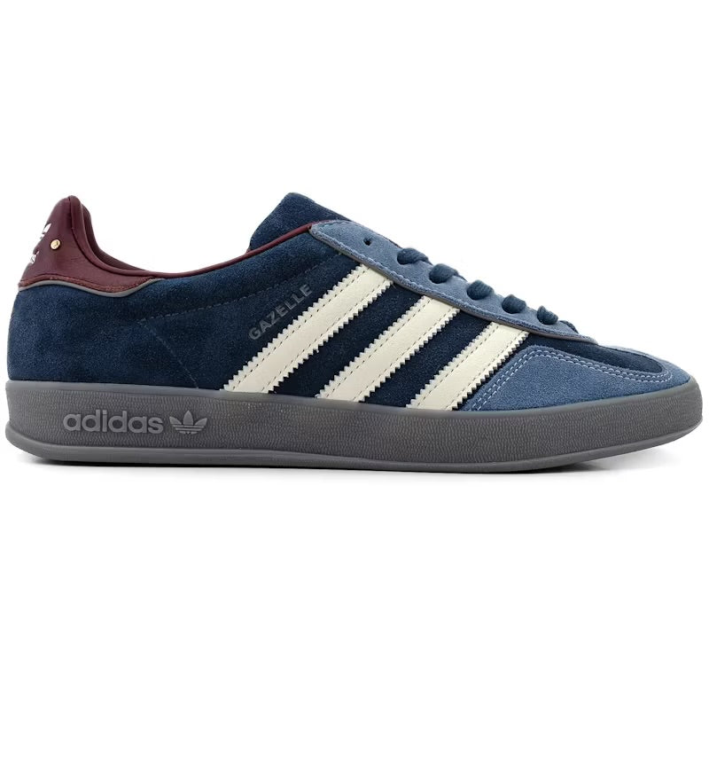 Navy Gazelle Indoor Crew Burgundy