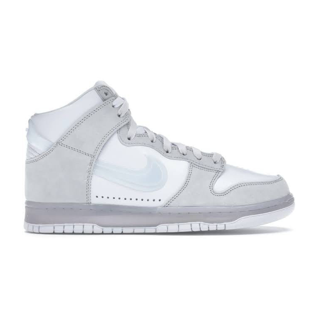 Dunk High White Slam Jam Pure Platinum