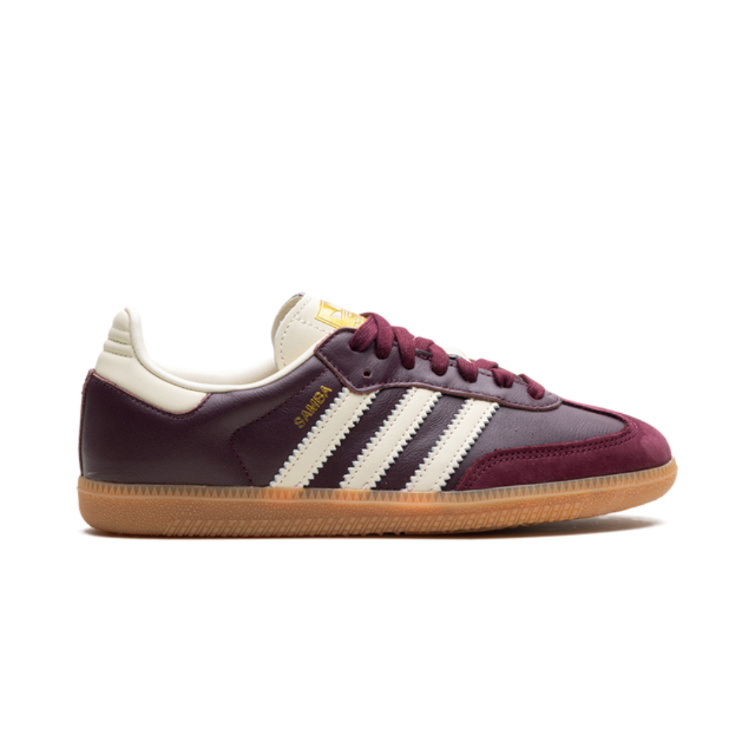 Samba Cream White Maroon Cream White