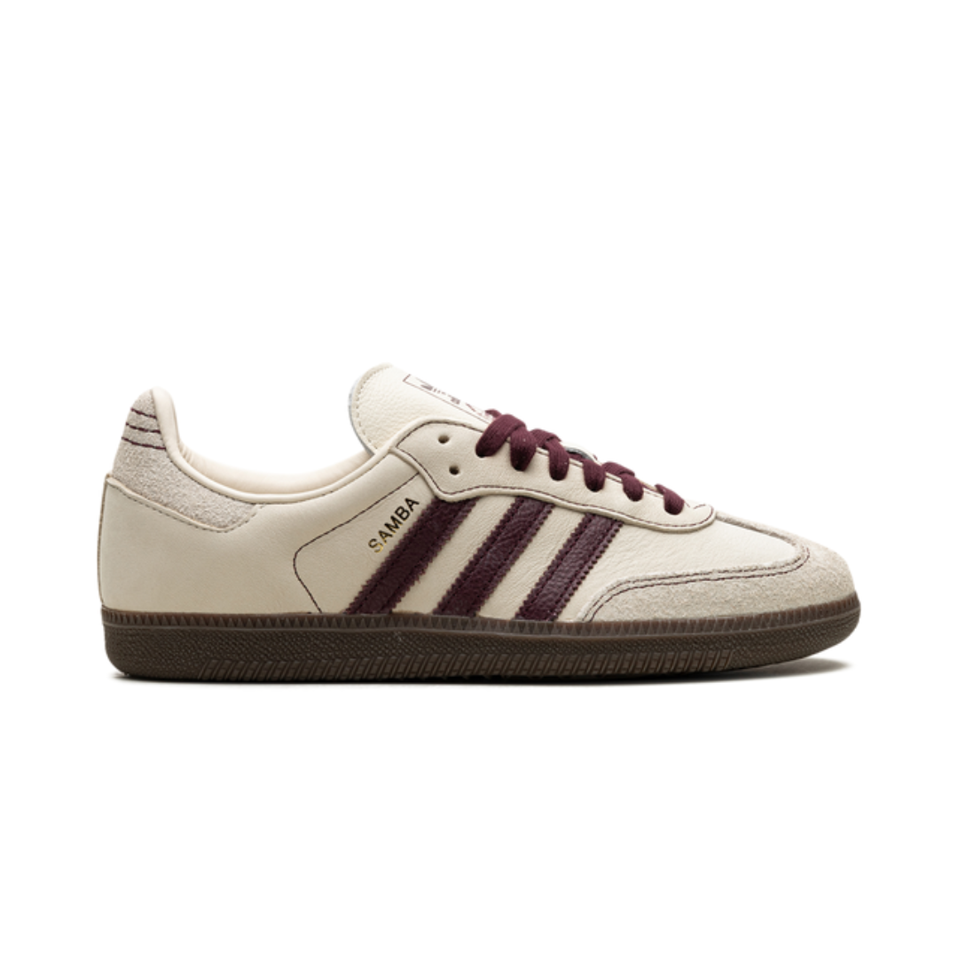 Samba White Wonder Maroon