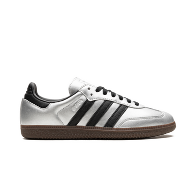 Samba Black Silver Metallic Gum