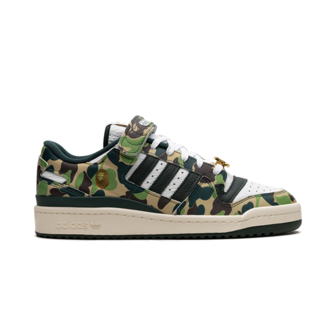 Green Forum 84 Low Bape 30th Anniversary Camo