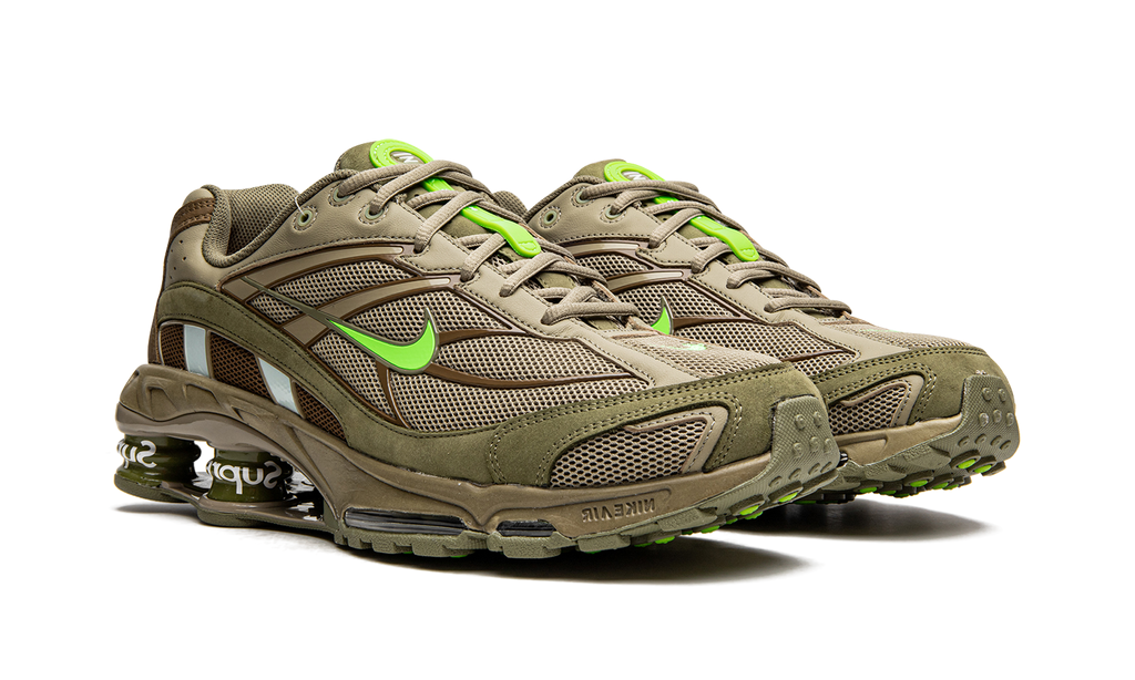 Olive Supreme x Shox Ride 2 Neutral