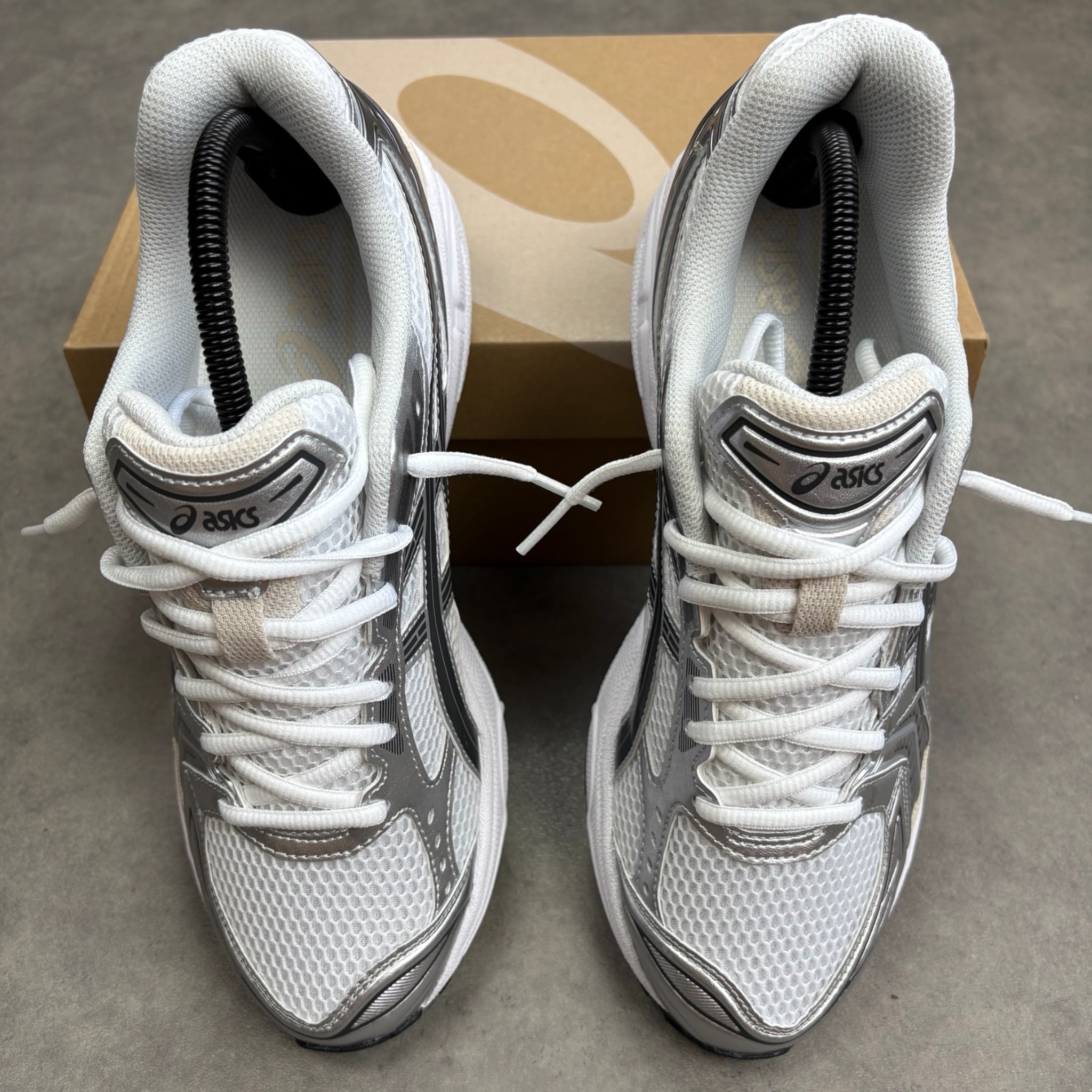 Kayano 14 White Gel Graphite Grey