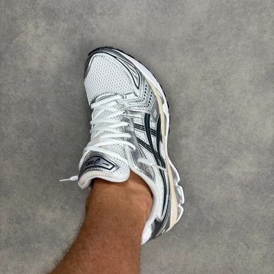 Kayano 14 White Gel Graphite Grey