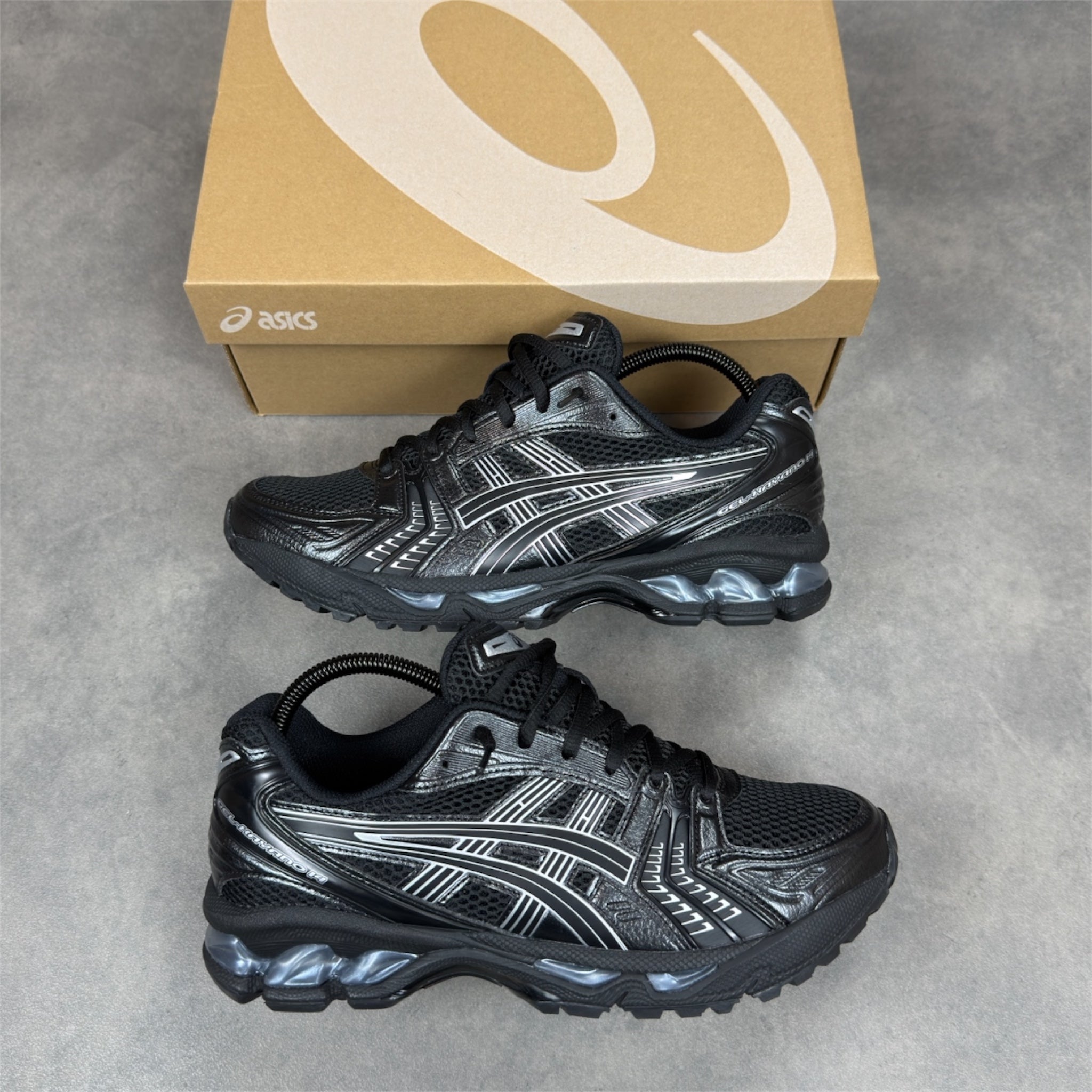 Kayano 14 Pure Silver Gel Black Pure Silver