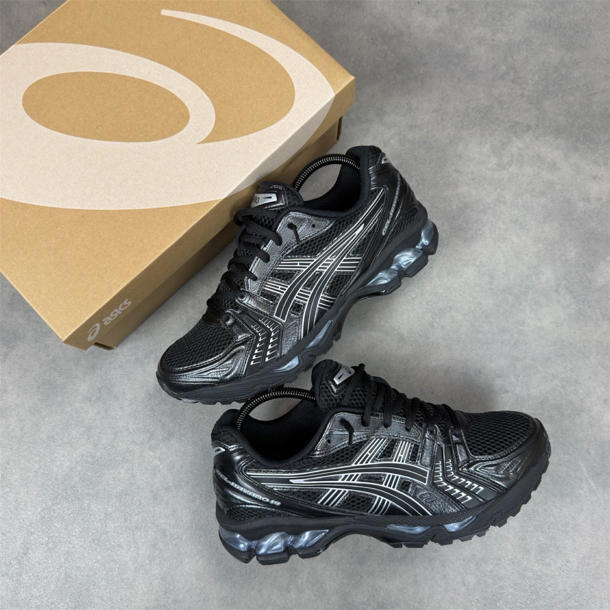 Kayano 14 Pure Silver Gel Black Pure Silver