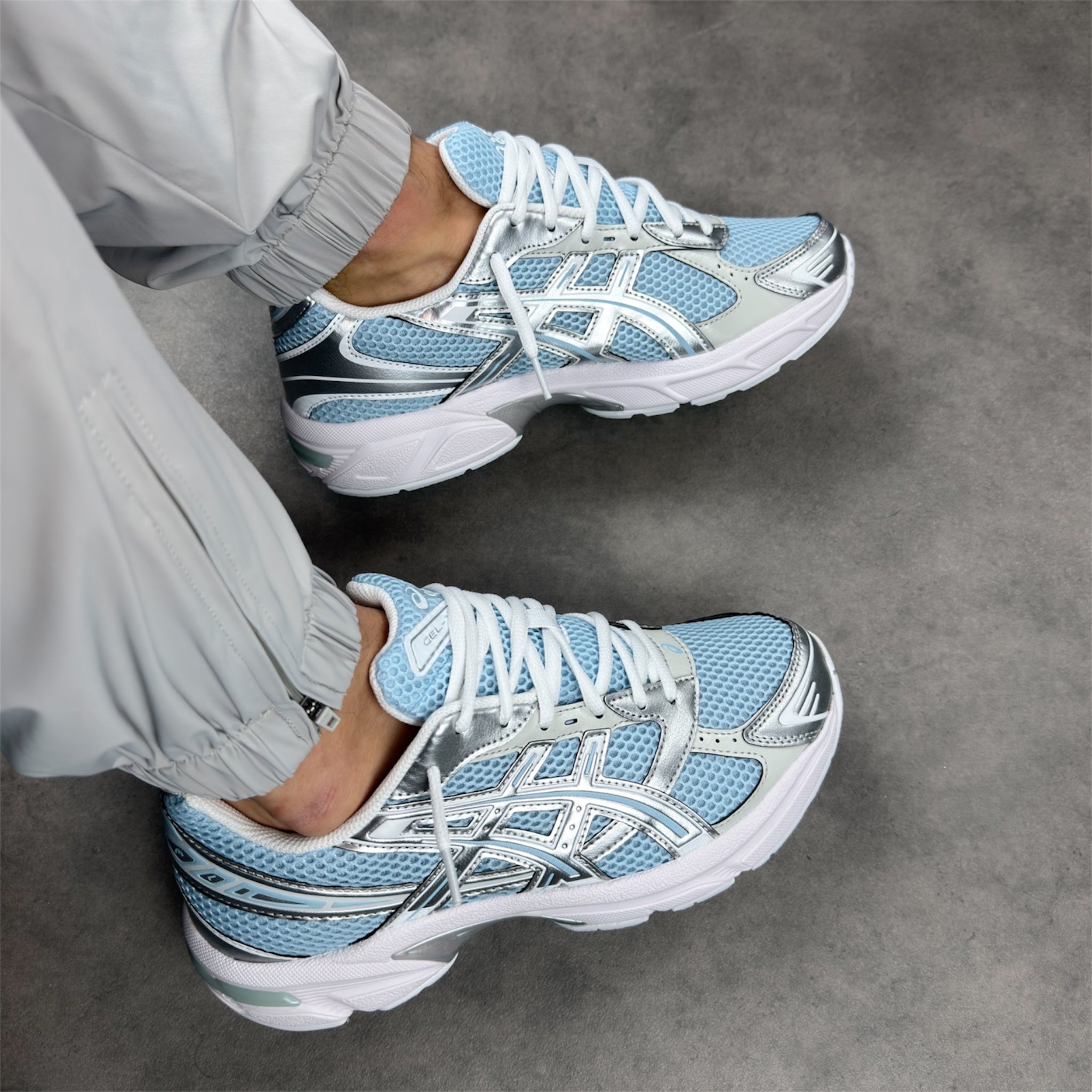 Gel 1130 Faded Denim Faded Denim Pure Silver