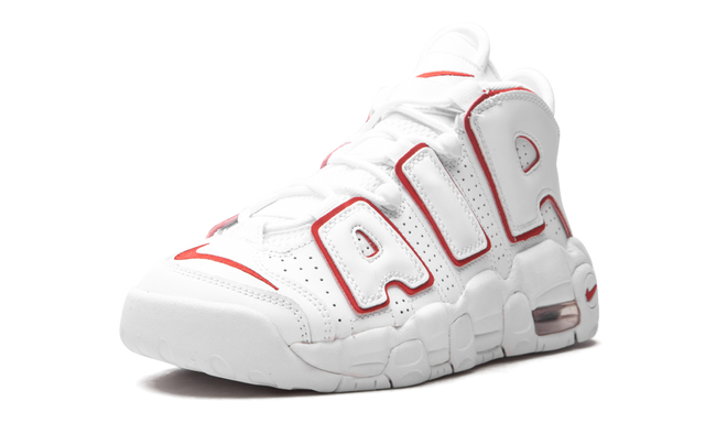 White Air More Uptempo Varsity Red Outline