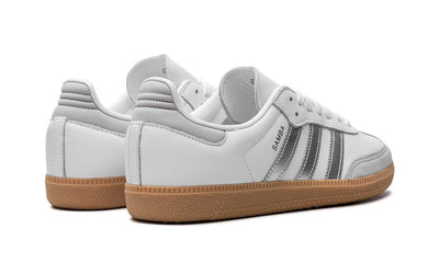 Samba White Silver Metallic Grey