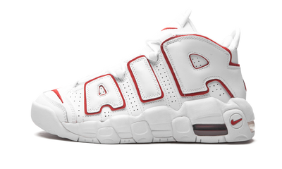 White Air More Uptempo Varsity Red Outline