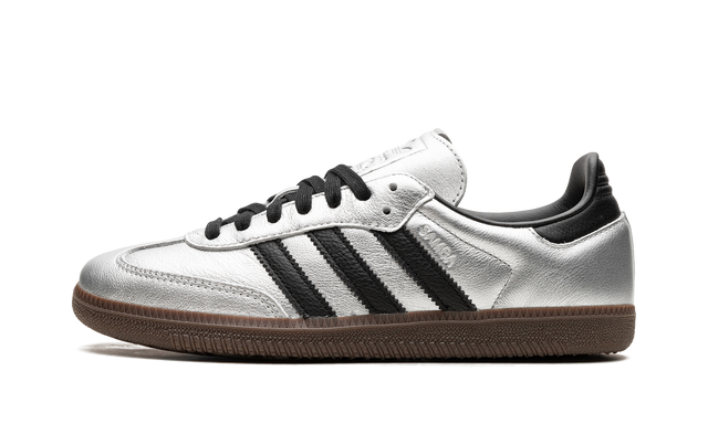 Samba Black Silver Metallic Gum