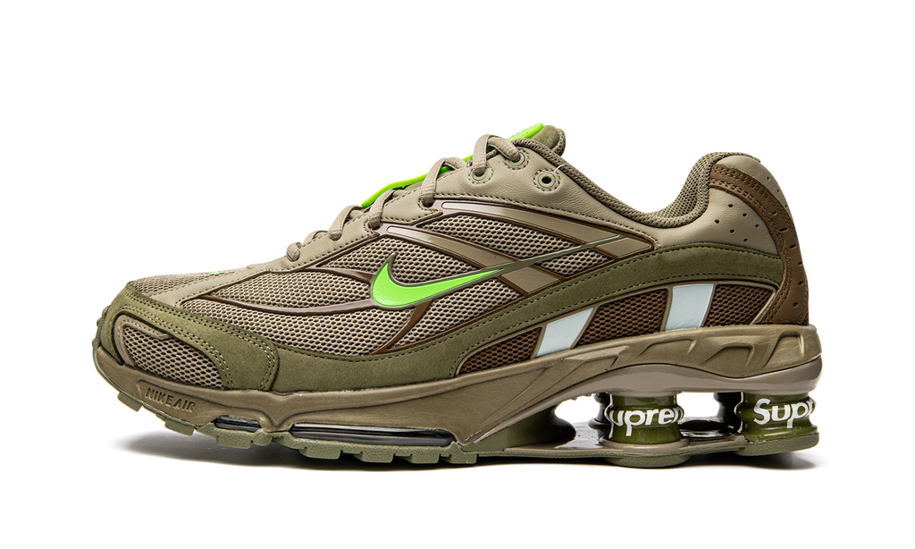 Olive Supreme x Shox Ride 2 Neutral