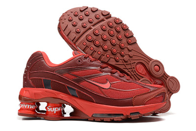 Red Supreme x Shox Ride 2